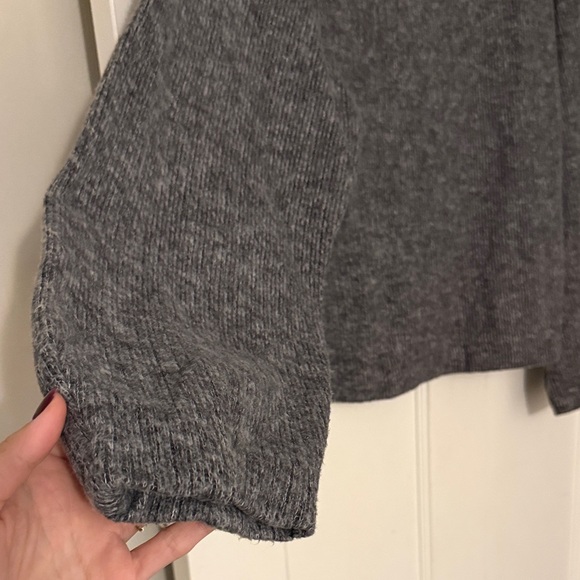 Zara Charcoal Crewneck Sweater - Picture 3 of 4